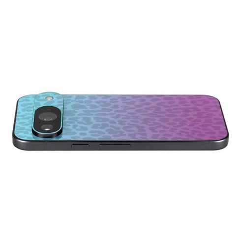 Cheetah Print Purple and Blue Google Pixel 9 Skin
